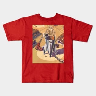 Vintage Science Fiction Kids T-Shirt